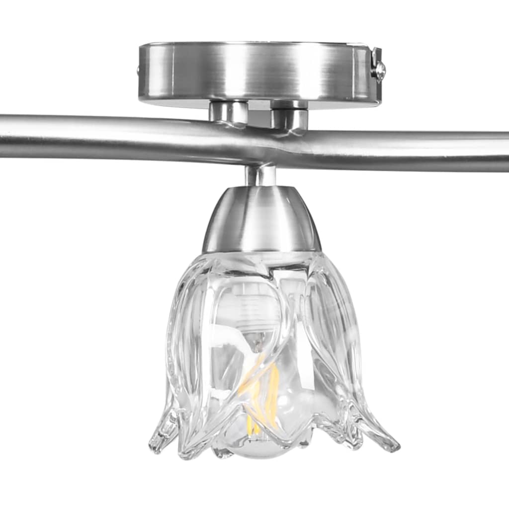 Ceiling light with glass shades for 3 E14 bulbs