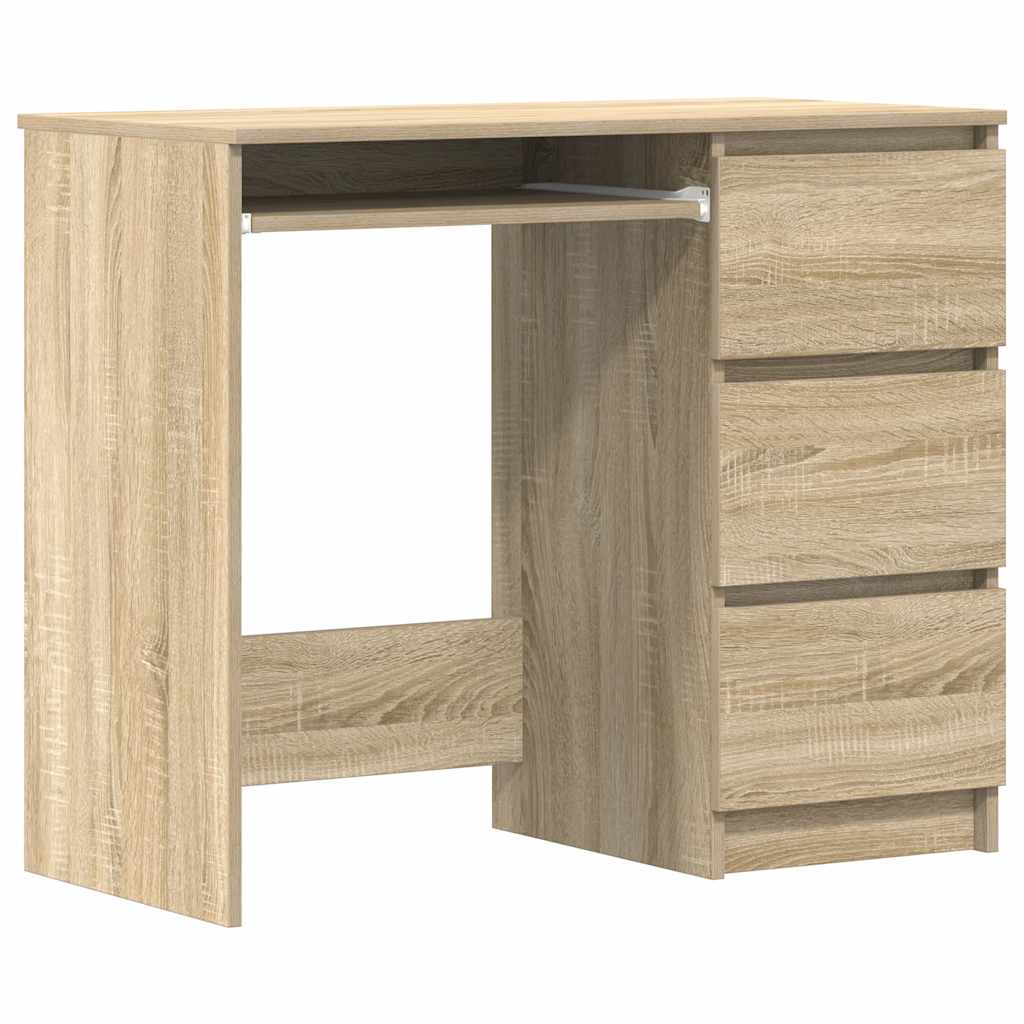 Desk Sonoma Oak 90x45x76 cm Wood Material