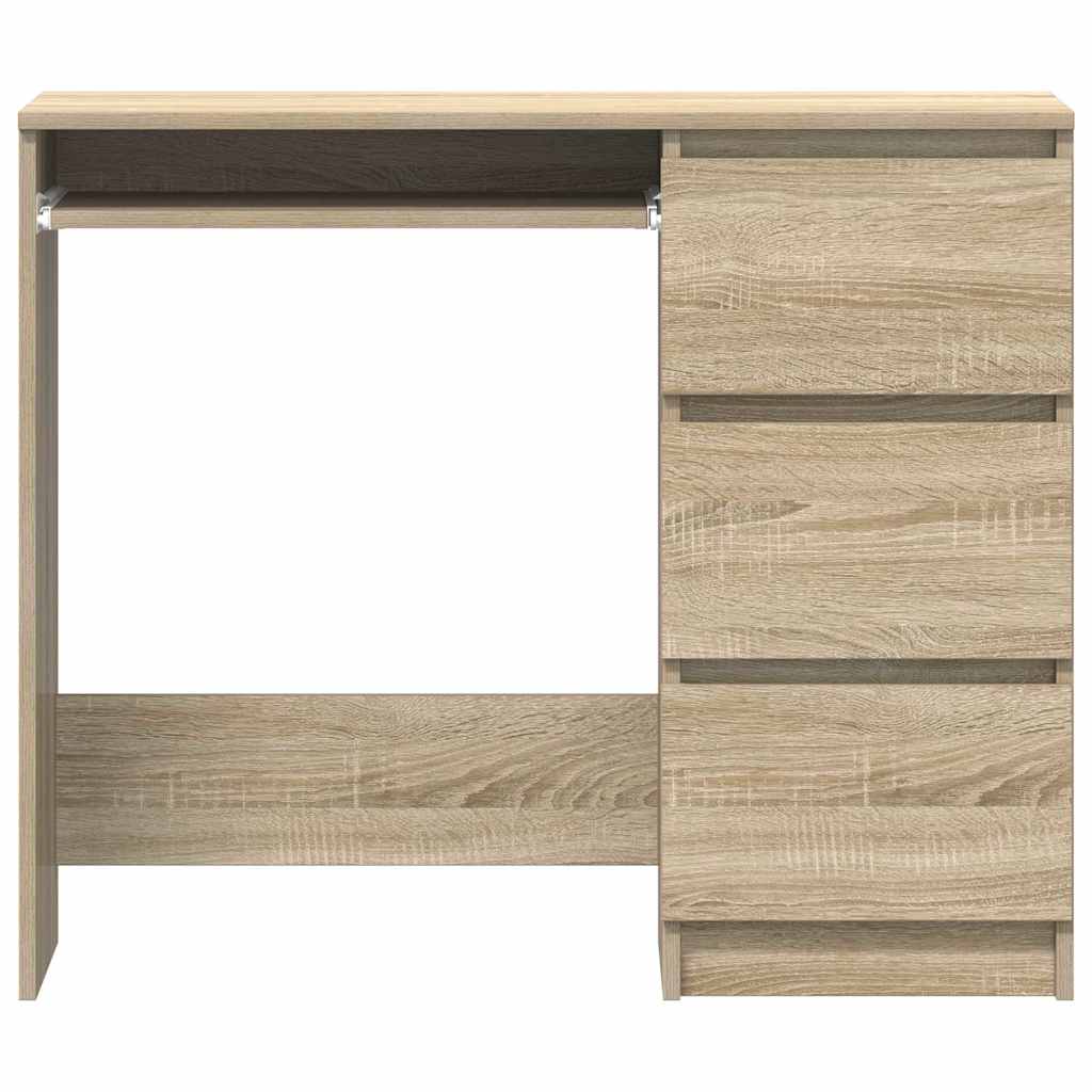 Desk Sonoma Oak 90x45x76 cm Wood Material