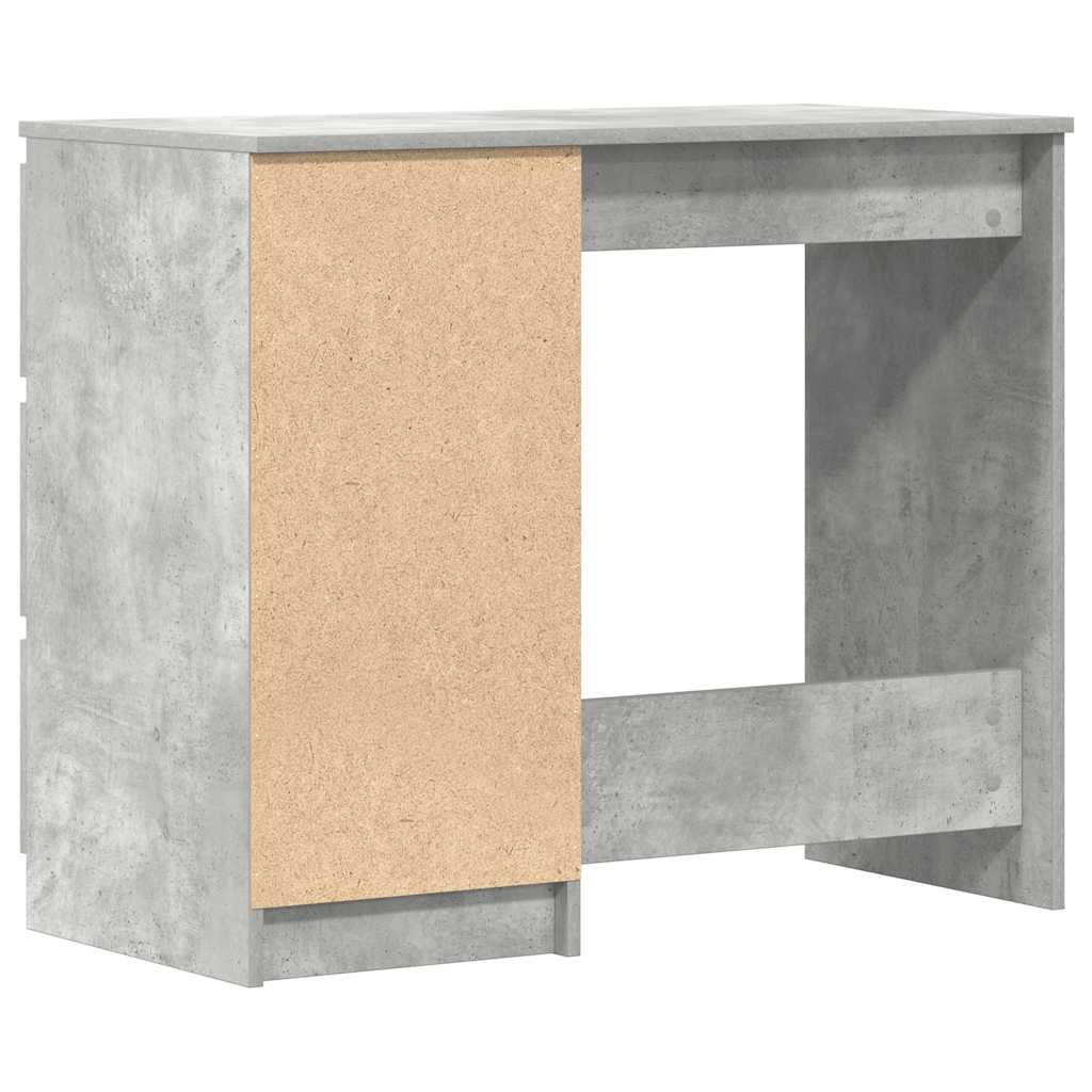 Desk concrete grey 90x45x76 cm wood material