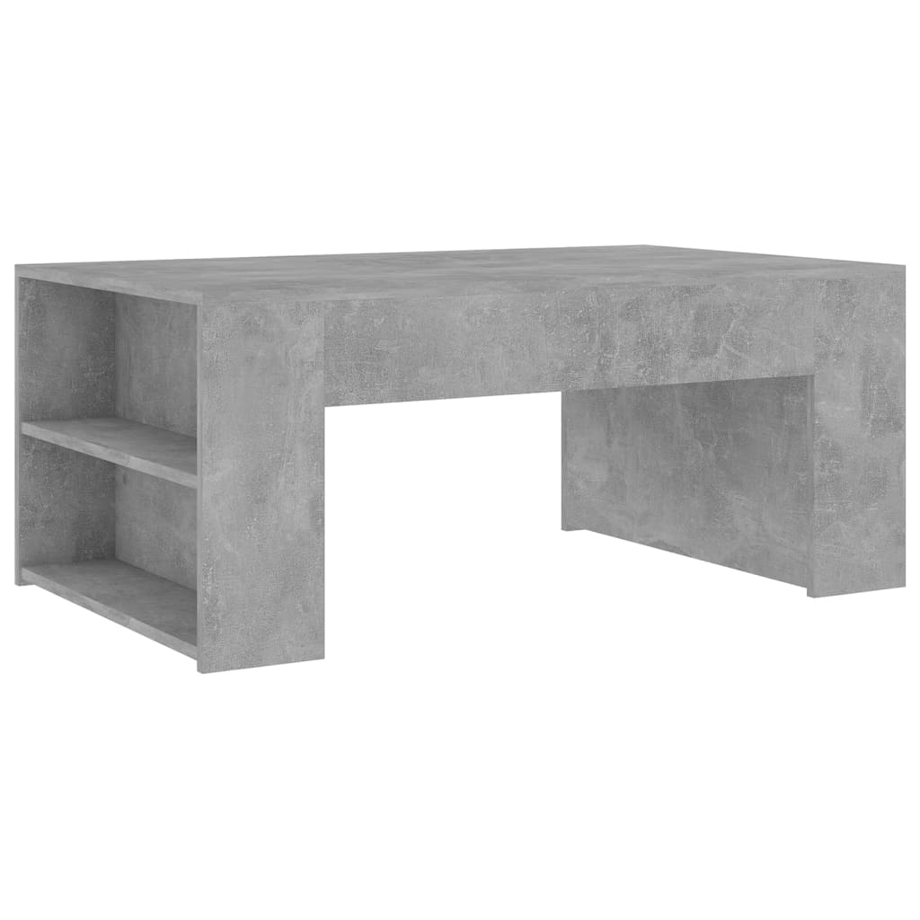 Couchtisch Betongrau 100x60x42 cm Holzwerkstoff
