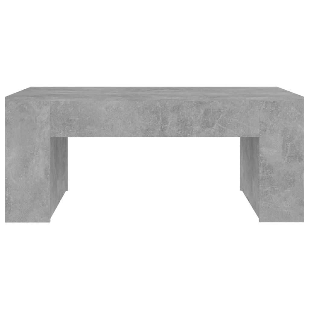 Couchtisch Betongrau 100x60x42 cm Holzwerkstoff