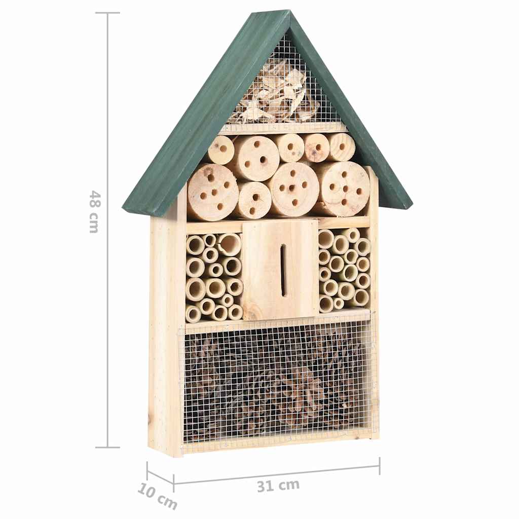 Insektenhotel 31x10x48 cm Tannenholz