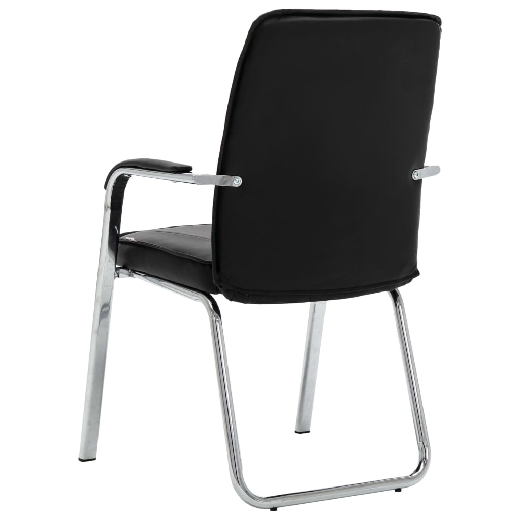 Bürostuhl Schwarz Kunstleder