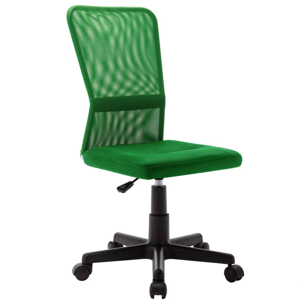 Chaise de bureau verte 44x52x100 cm tissu mesh