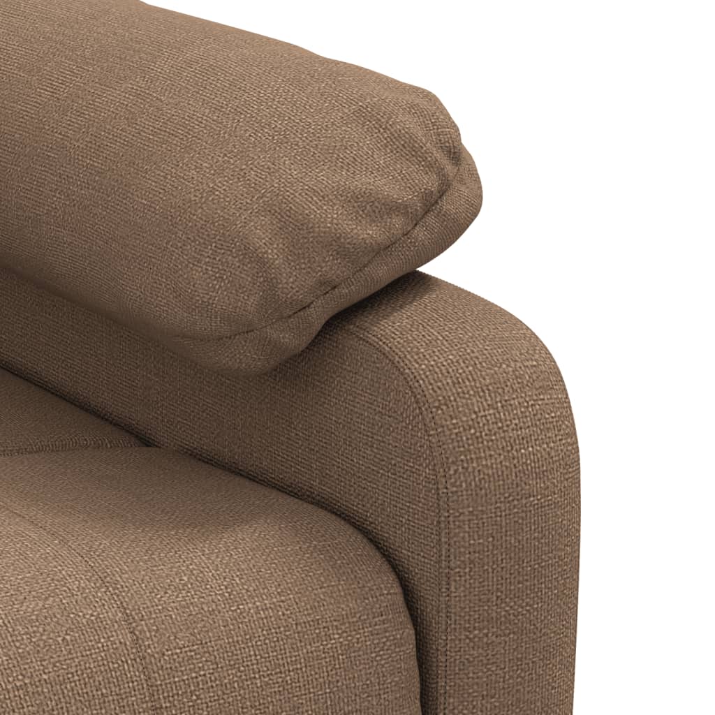 Fauteuil de massage tissu marron
