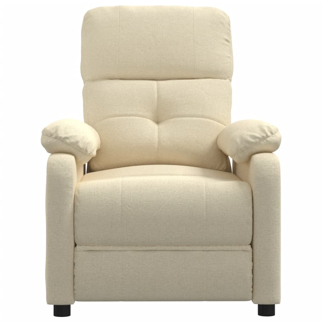 Fauteuil de massage tissu crème
