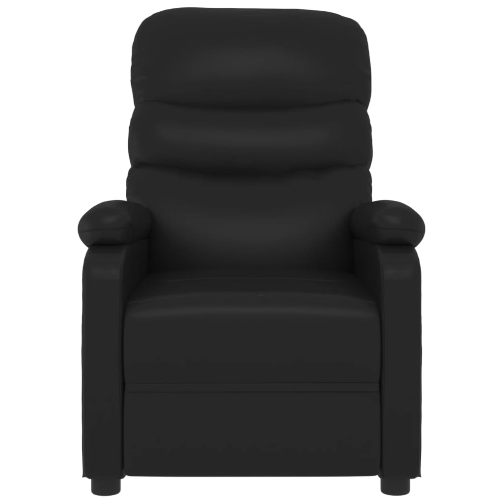 Relaxsessel Schwarz Kunstleder