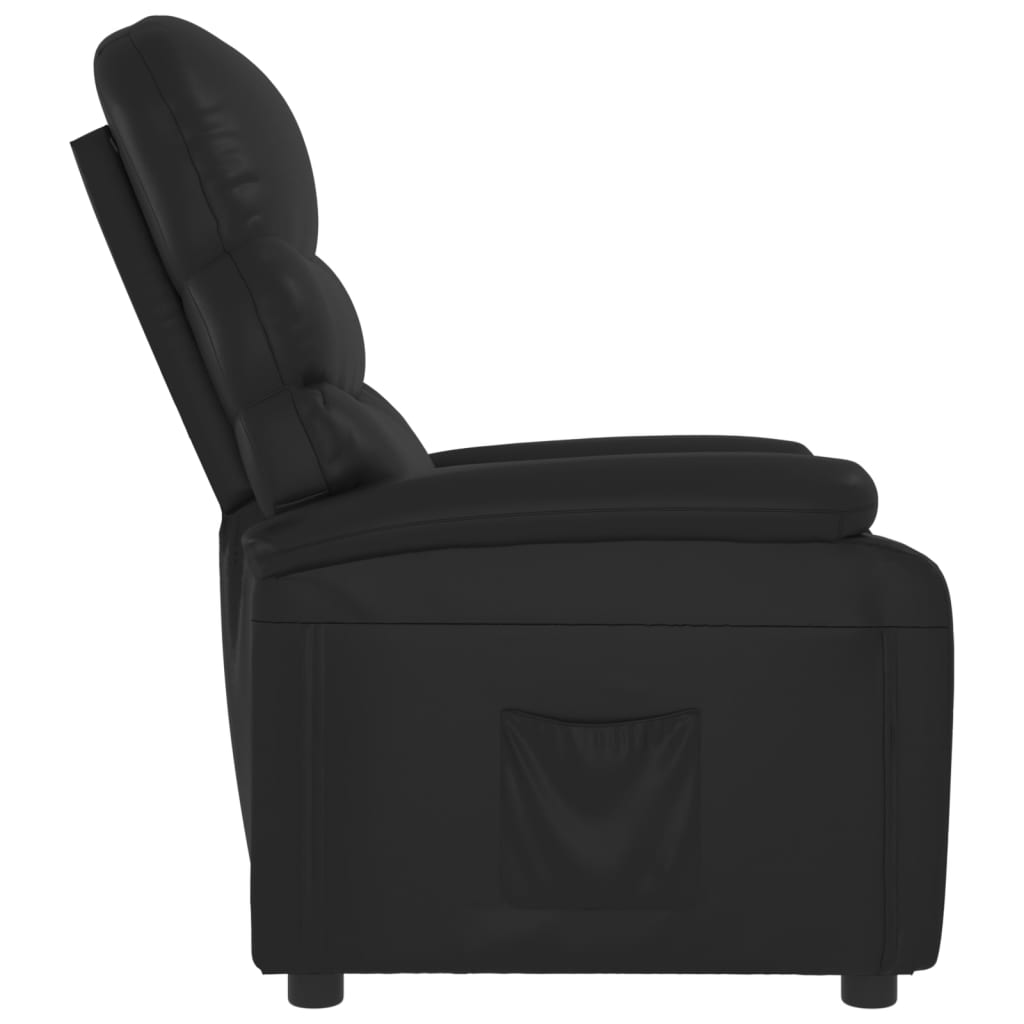 Relaxsessel Schwarz Kunstleder