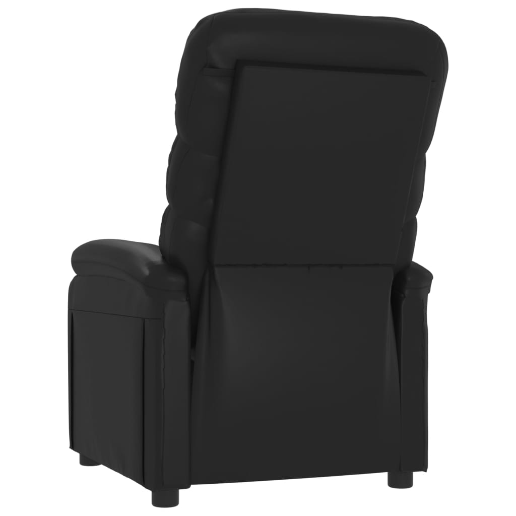 Relaxsessel Schwarz Kunstleder