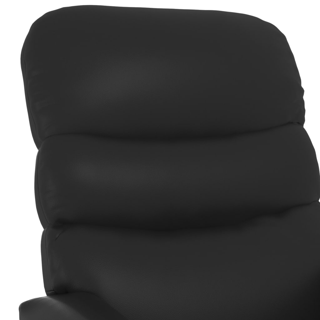 Relaxsessel Schwarz Kunstleder
