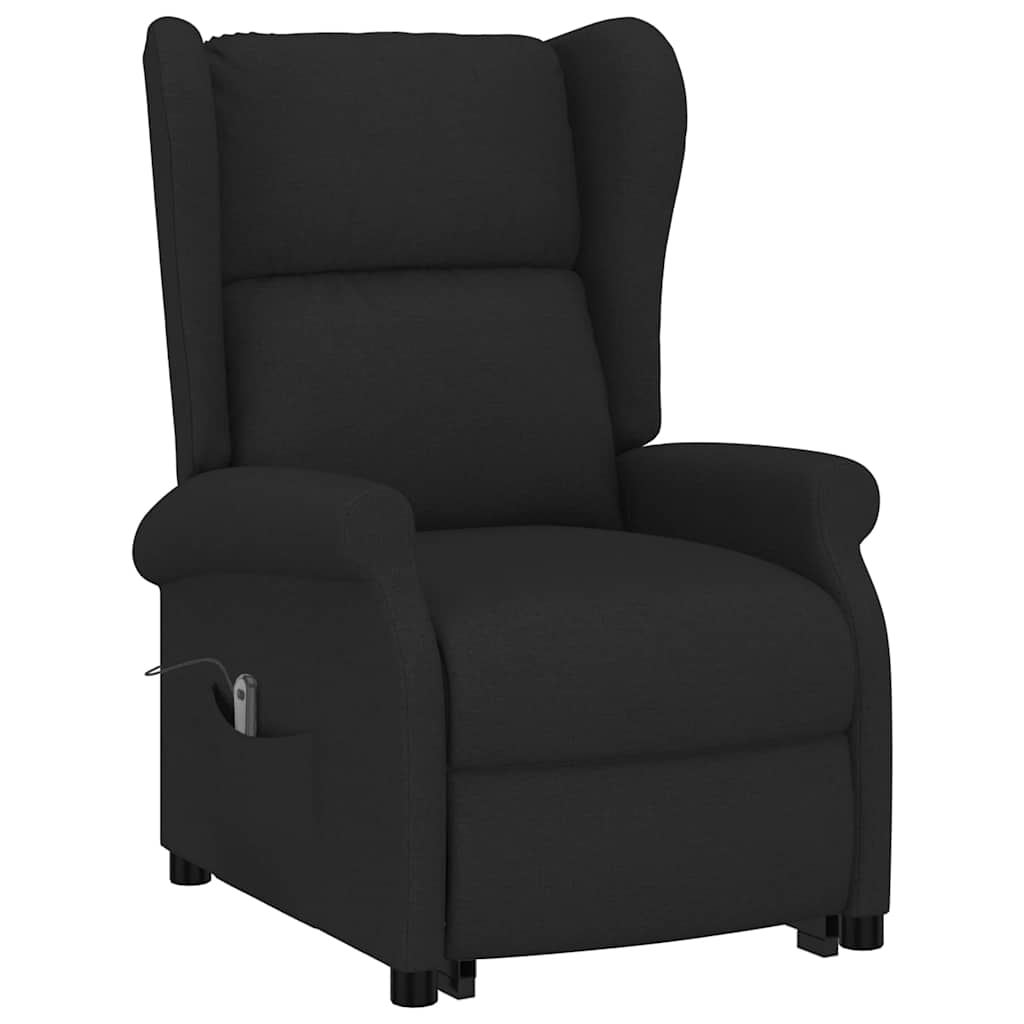 Aufstehsessel Schwarz Stoff