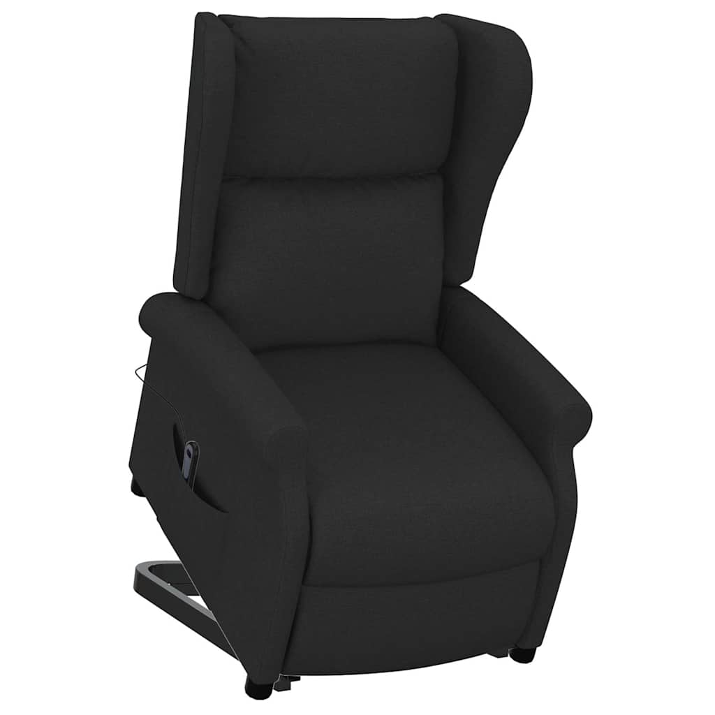 Aufstehsessel Schwarz Stoff