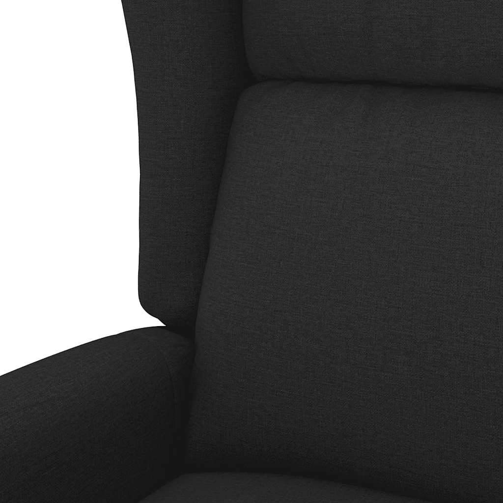 Aufstehsessel Schwarz Stoff