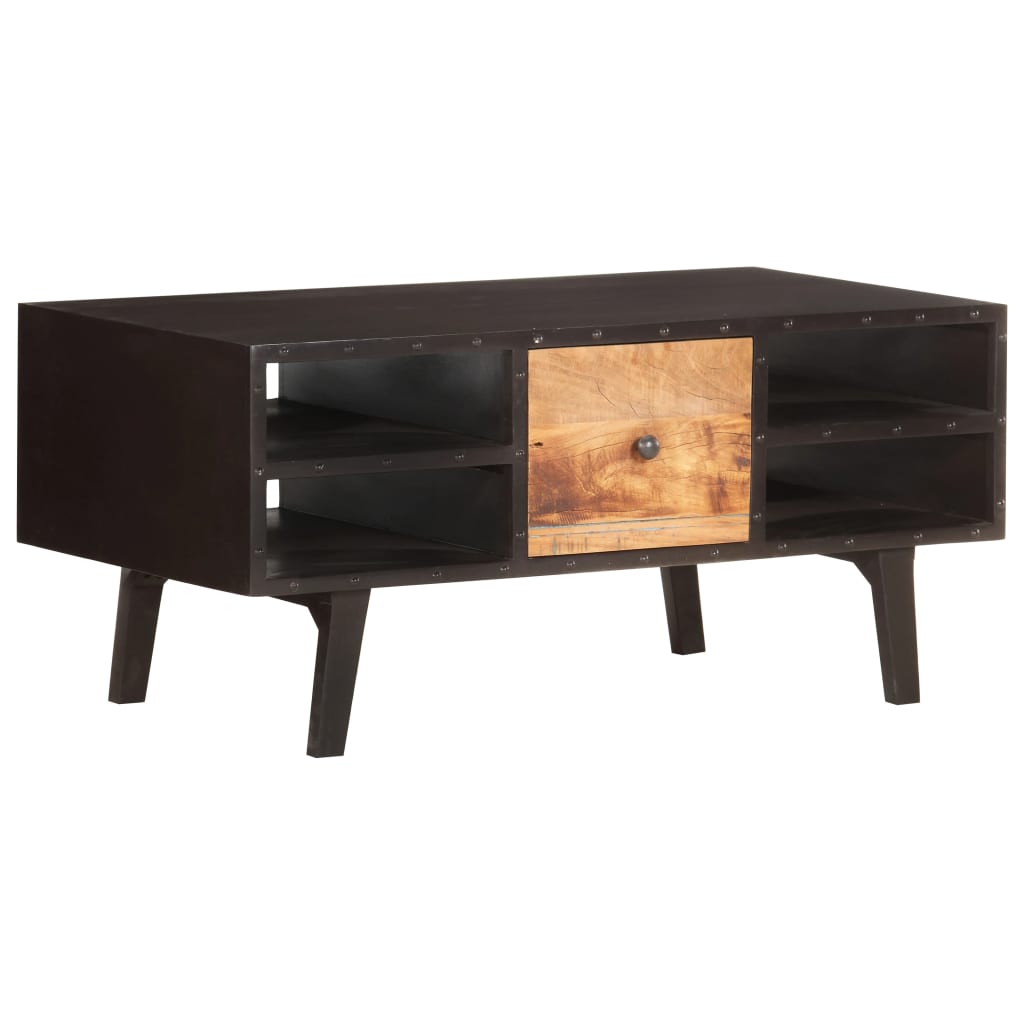 Coffee table 100x50x45 cm solid reclaimed wood