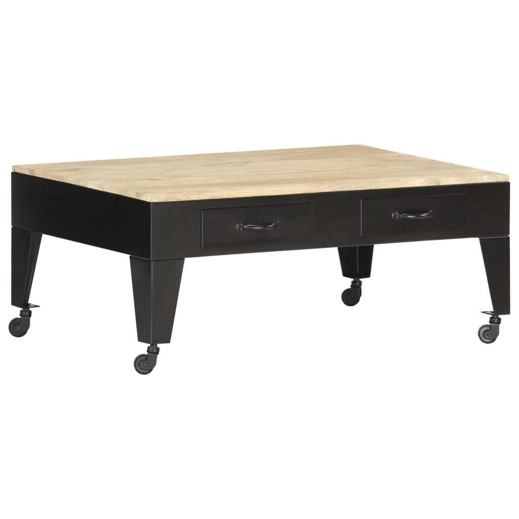 Couchtisch 100×60×40 cm Mango Massivholz