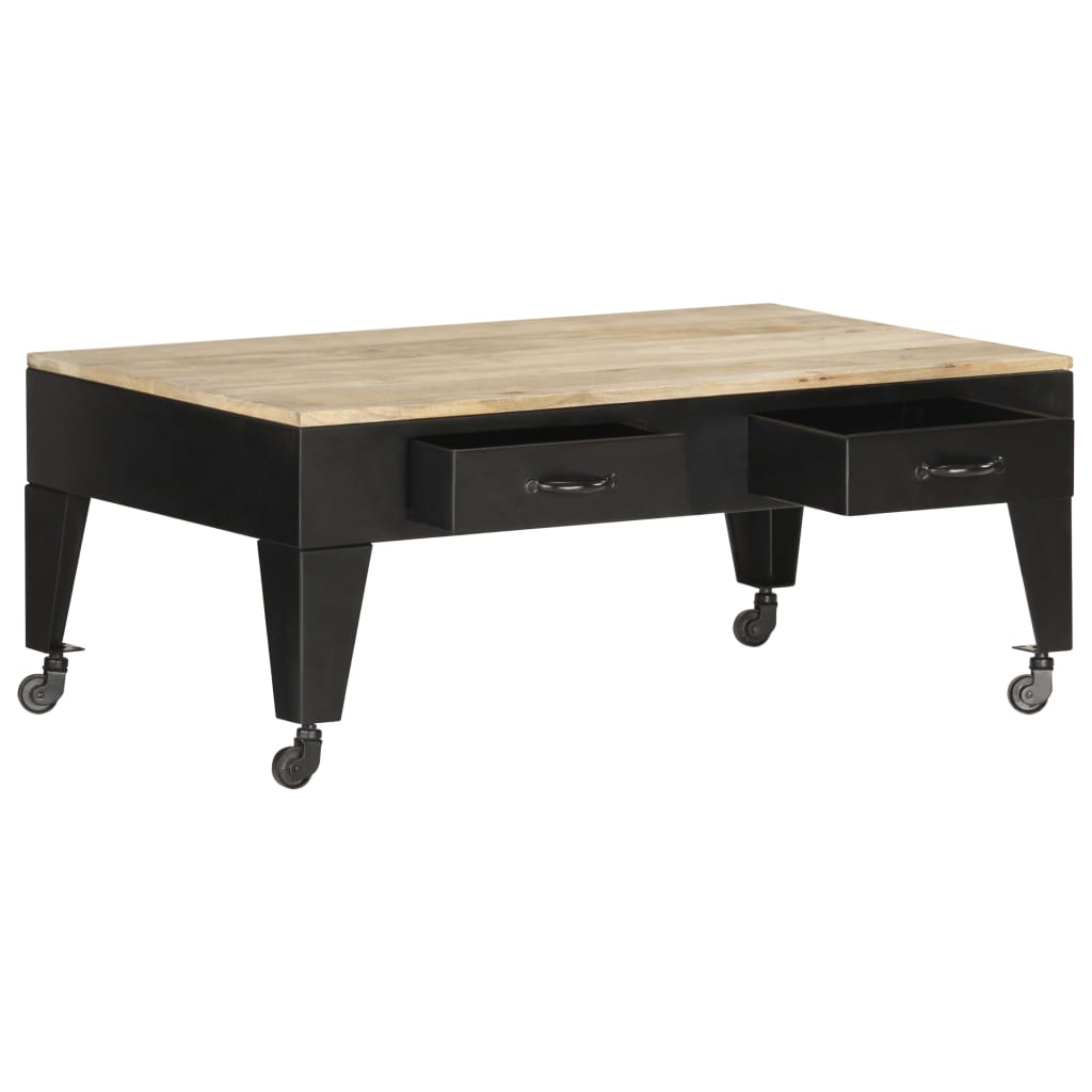 Couchtisch 100×60×40 cm Mango Massivholz