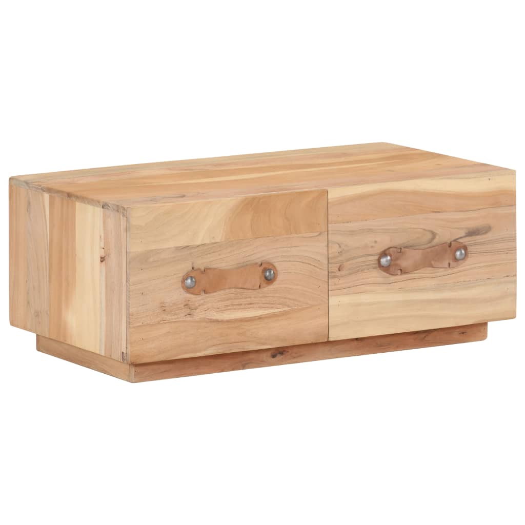 Table basse 90 x 50 x 35 cm Bois massif recyclé