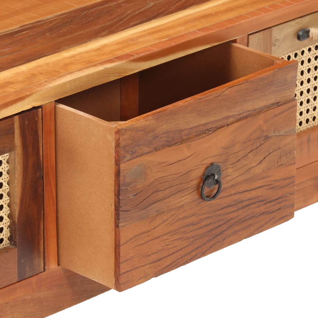Couchtisch 100x50x40 cm Altholz Massiv