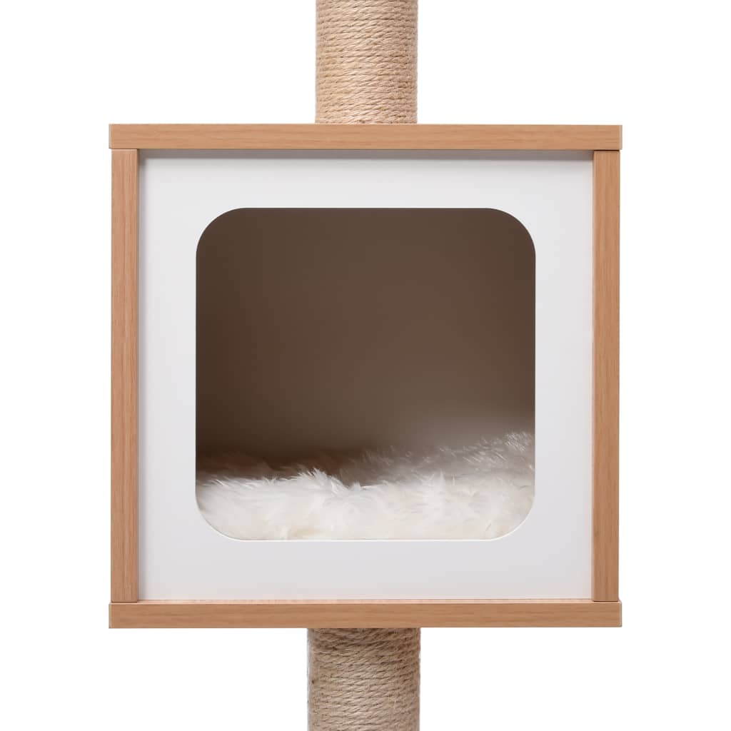 Cat scratching post with sisal scratching mat 123 cm