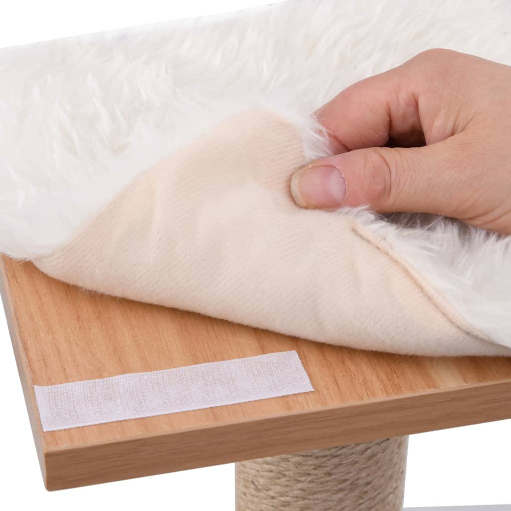 Cat scratching post with sisal scratching mat 123 cm