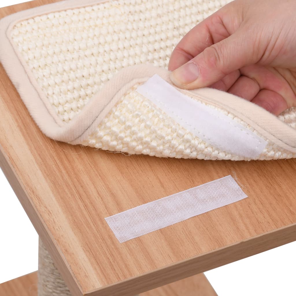 Cat scratching post with sisal scratching mat 123 cm