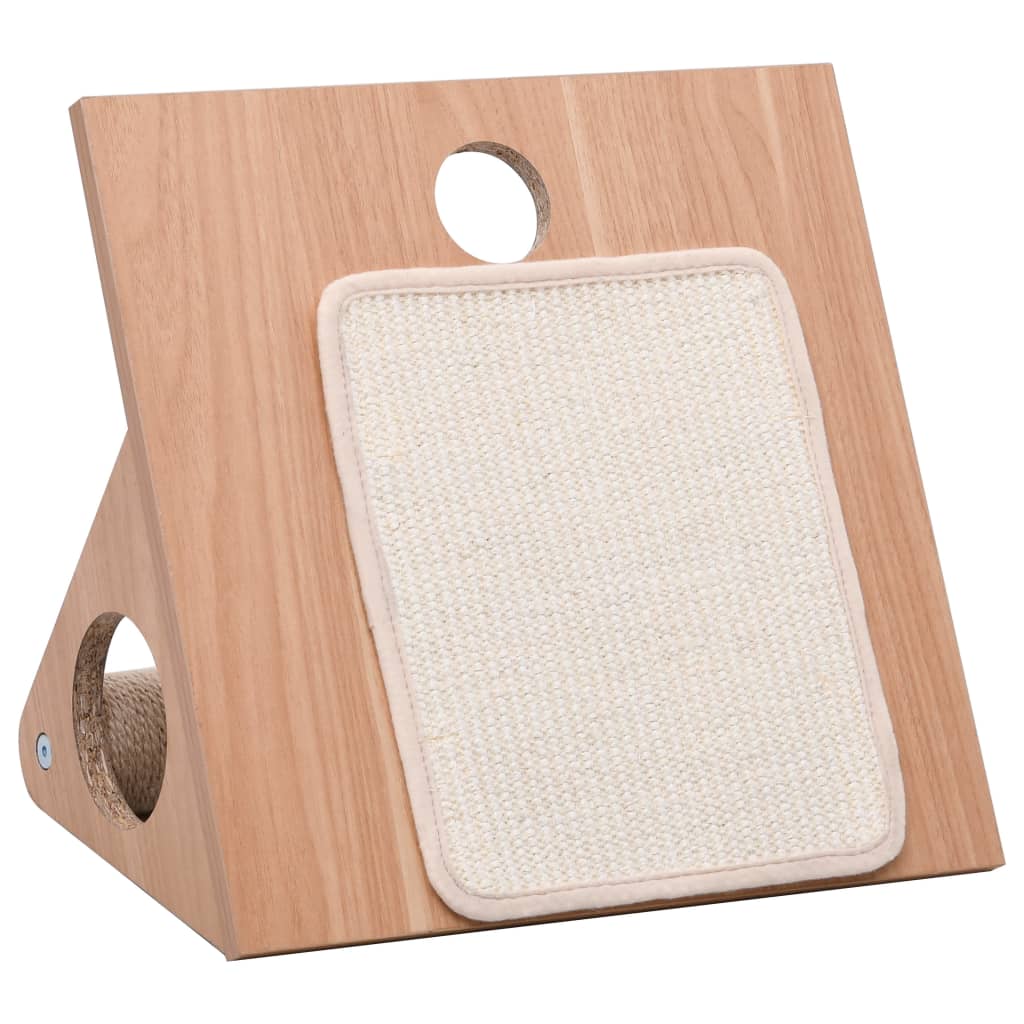 Katzen-Kratz-Dreieck mit Sisal-Kratzmatten 40 cm