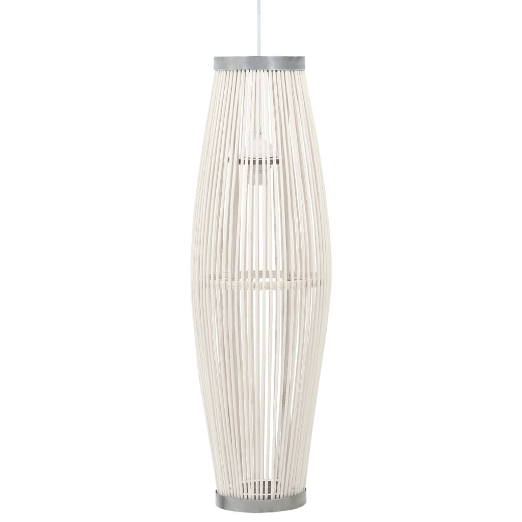 Pendelleuchte Weiß Weide 40W 27x68 cm Oval E27