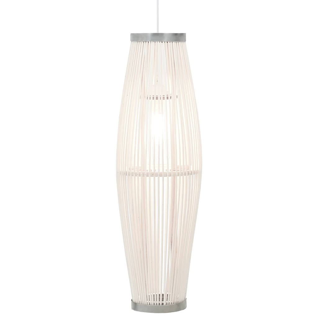 Pendelleuchte Weiß Weide 40W 27x68 cm Oval E27