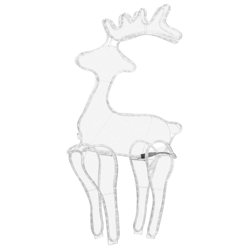 Reindeer Christmas decoration with mesh 306 LEDs 60x24x89 cm