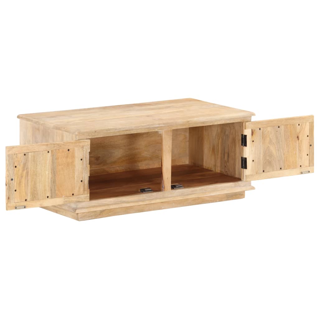 Couchtisch 90x49x37 cm Massivholz Mango