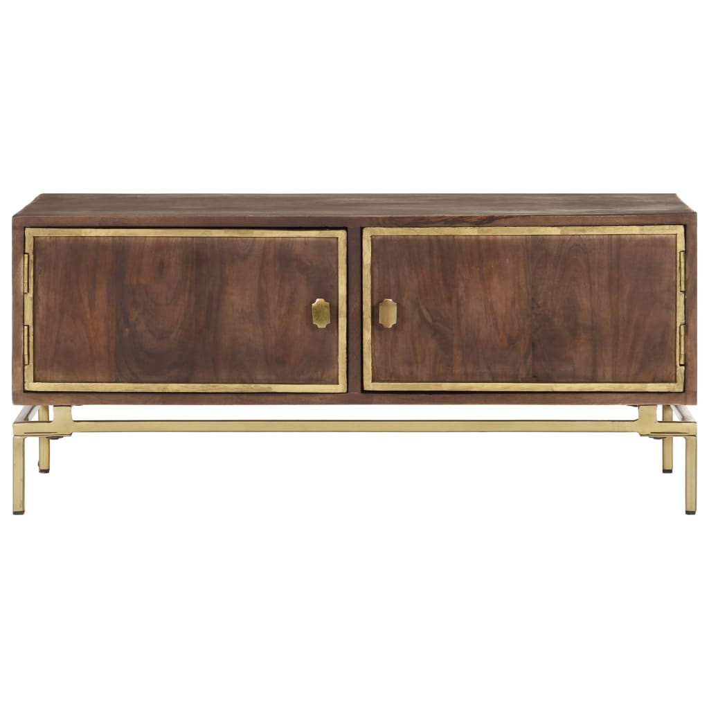 Couchtisch 90×50×40 cm Massivholz Mango