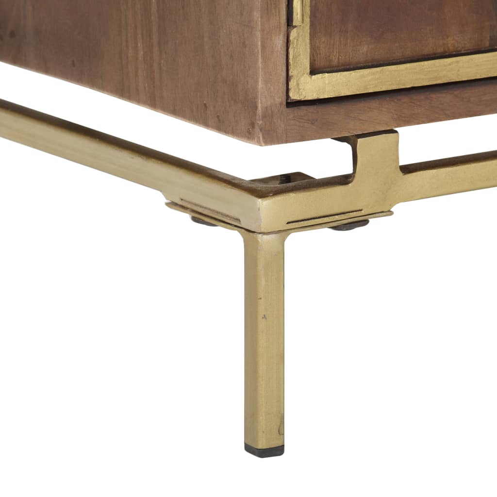 Couchtisch 90×50×40 cm Massivholz Mango