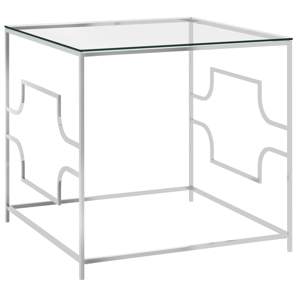 Couchtisch 55x55x55 cm Edelstahl