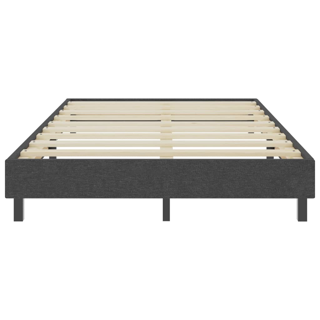 Boxspringbett Dunkelgrau Stoff 120x200 cm