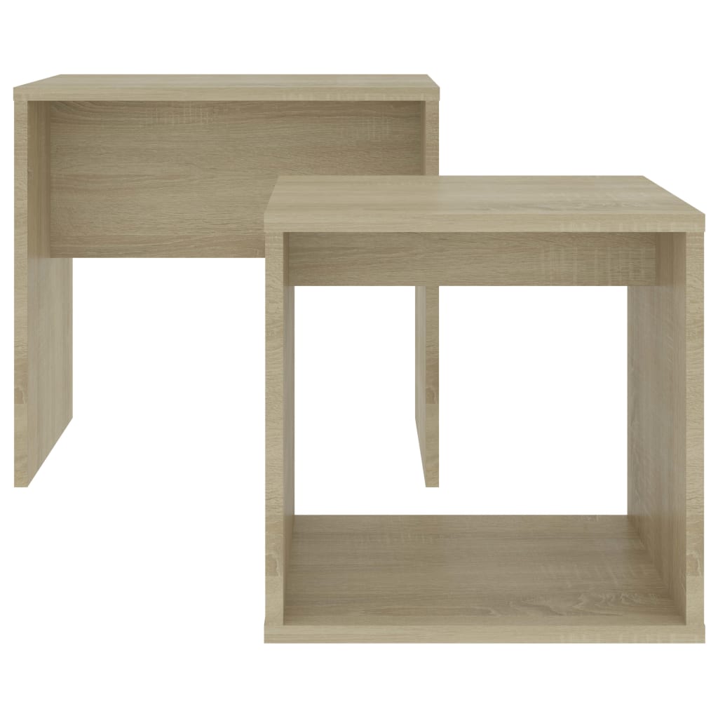 Ensemble de table basse chêne Sonoma 48 x 30 x 45 cm en bois