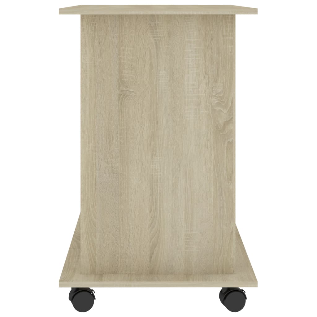 Desk Sonoma Oak 80x50x75 cm Wood Material