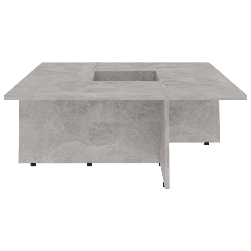 Couchtisch Betongrau 79,5x79,5x30 cm Holzwerkstoff