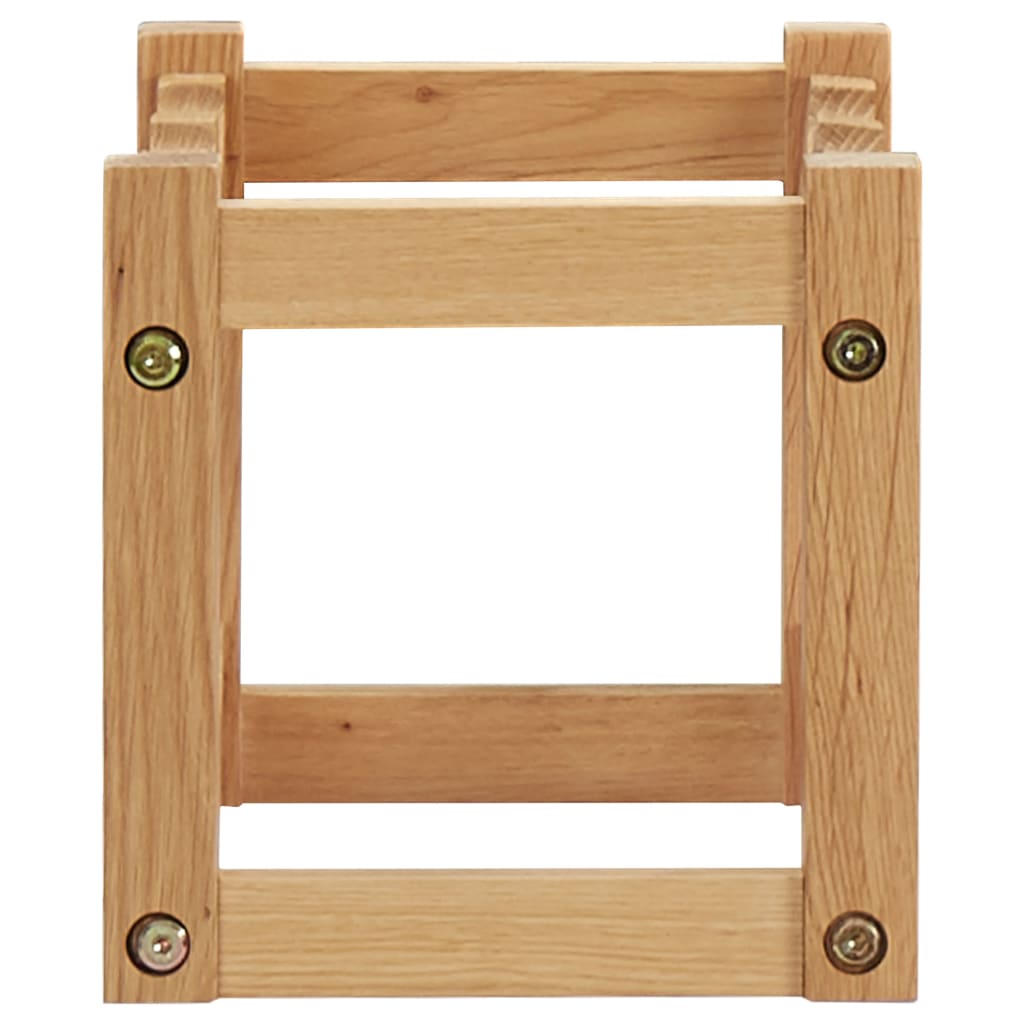 Casier à vin pour 6 bouteilles 37 x 21 x 21 cm en bois de chêne massif