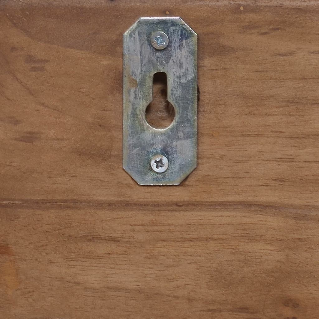 Wandregale 2 Stk. 120x10x10 cm Massivholz Teak