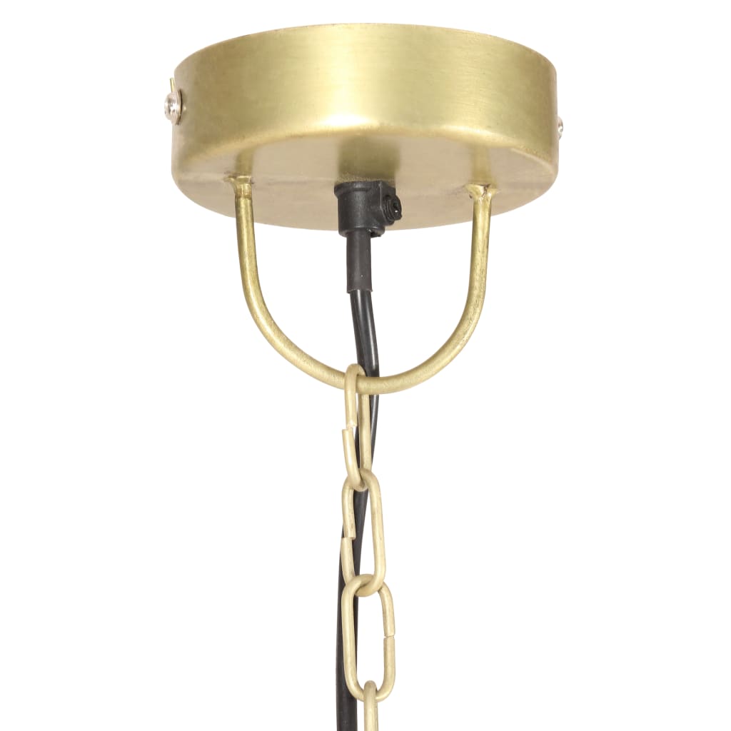 Hanging lamp vintage industrial style 25 W brass round 41 cm E27