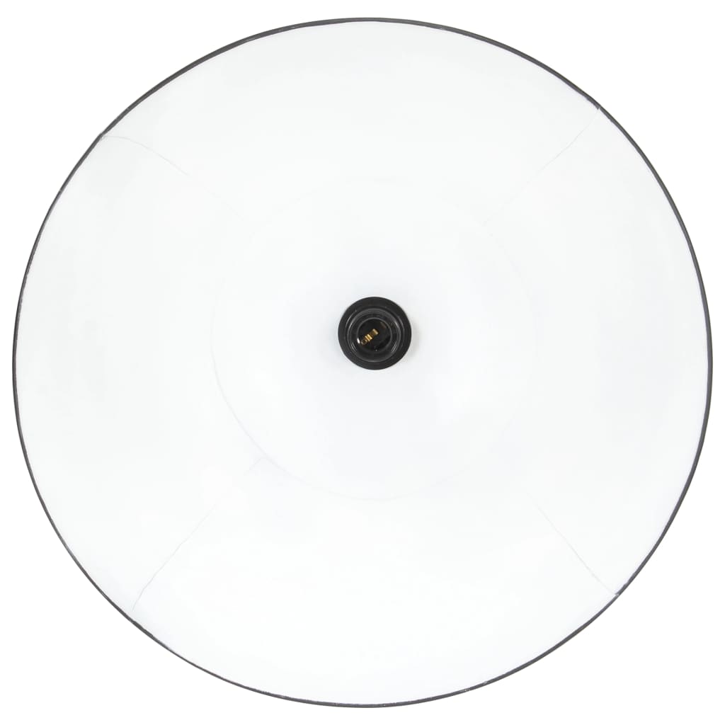 Hanging lamp 25 W black round 48 cm E27