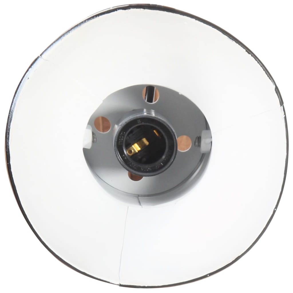 Applique murale style industriel noire ronde E27