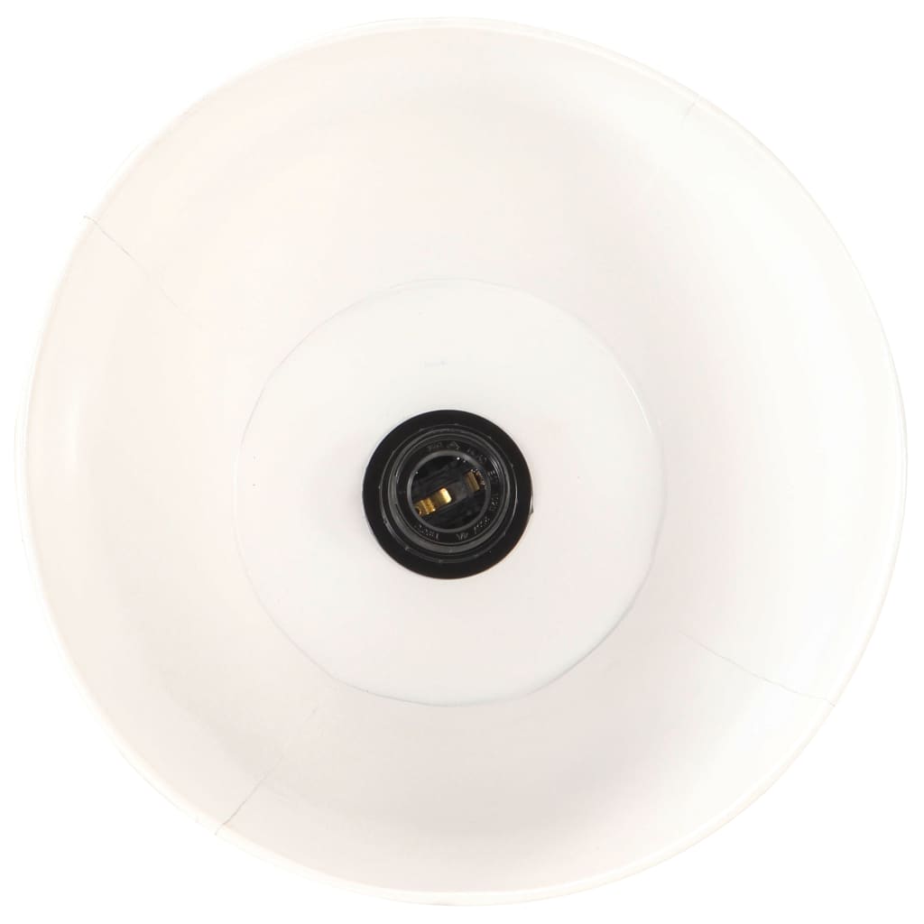 Floor lamp white mango solid wood E27