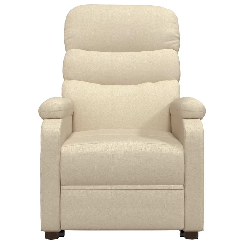 Relaxsessel Creme Stoff