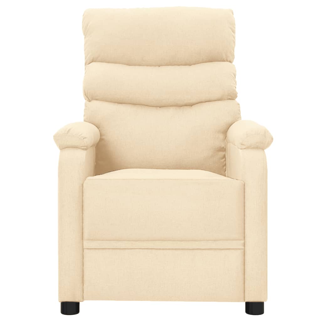 Fauteuil de massage tissu crème