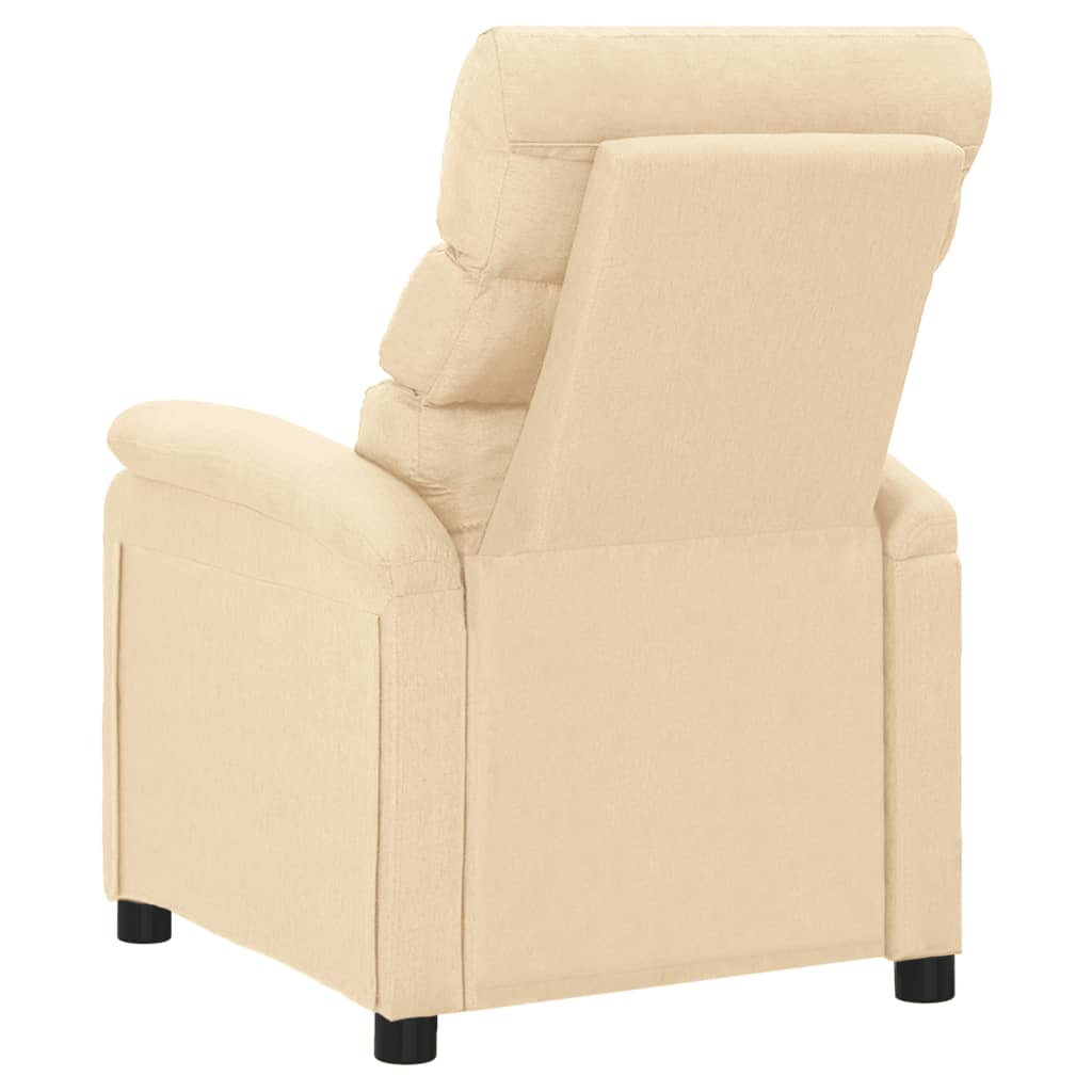 Fauteuil de massage tissu crème