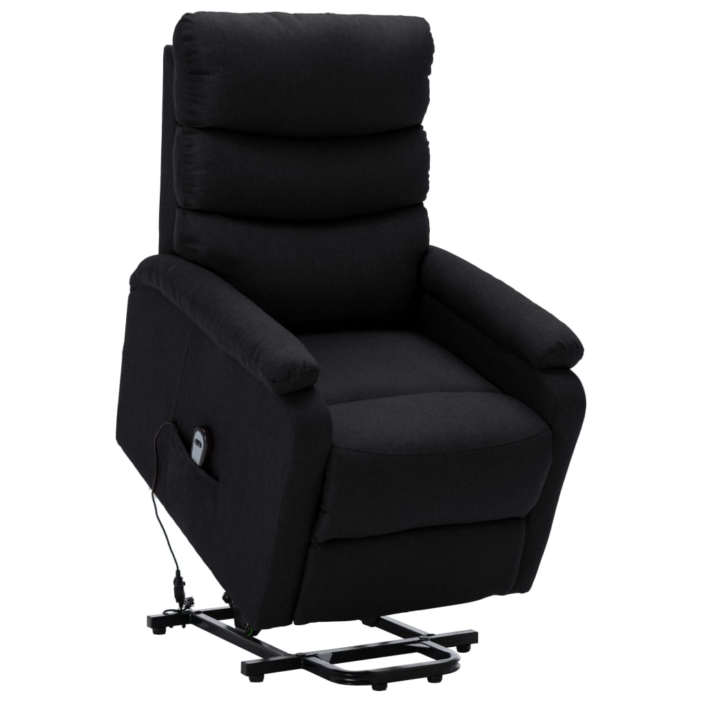 Aufstehsessel Schwarz Stoff