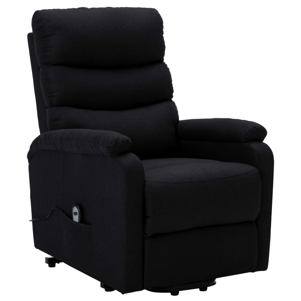 Aufstehsessel Schwarz Stoff
