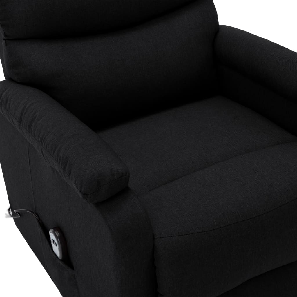 Aufstehsessel Schwarz Stoff